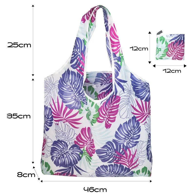 Eco-Friendly Leopard Print Tote – Foldable & Stylish