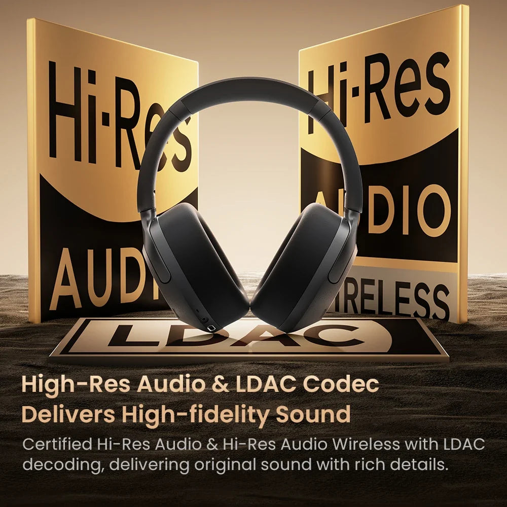 HAYLOU S40 ANC Wireless Headphones – Hi-Res LDAC Over-Ear Headset