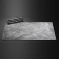 Gray Mouse Pad – Large & Small Overlocked XXL Desktop Keyboard Table Pad, Gaming Desk Mat for PC & Computer Accessories