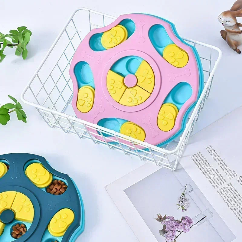 Interactive Dog Puzzle Slow Feeder – Non-Slip Food Dispenser for Dogs & Cats