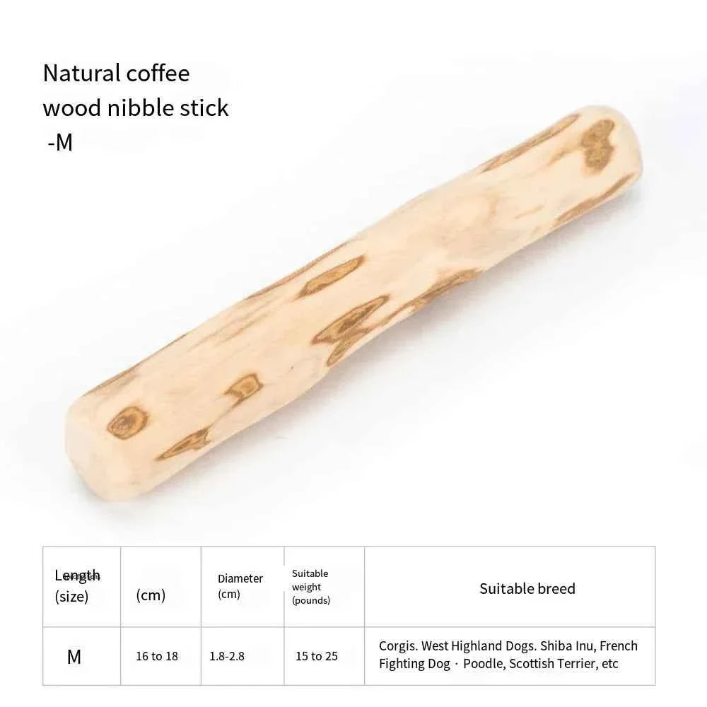 Coffee Wooden Dog Chews: A Natural Chew Toy