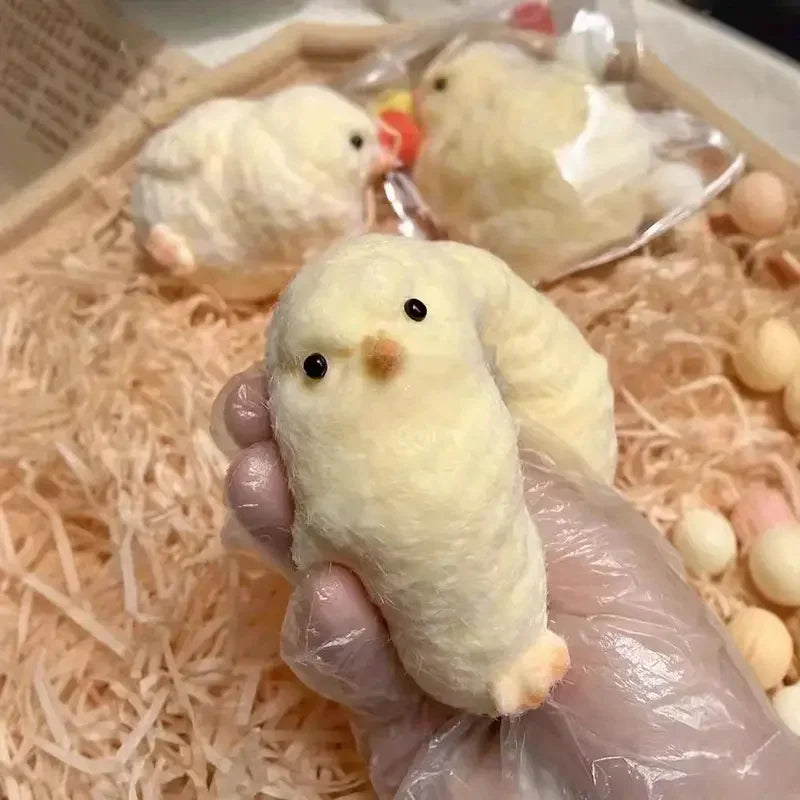 Handmade Soft Silicone Cute Chick Squeeze toys Toys Recommended to Play in Bags Without Dirty Hands Super Soft Toys for Parties