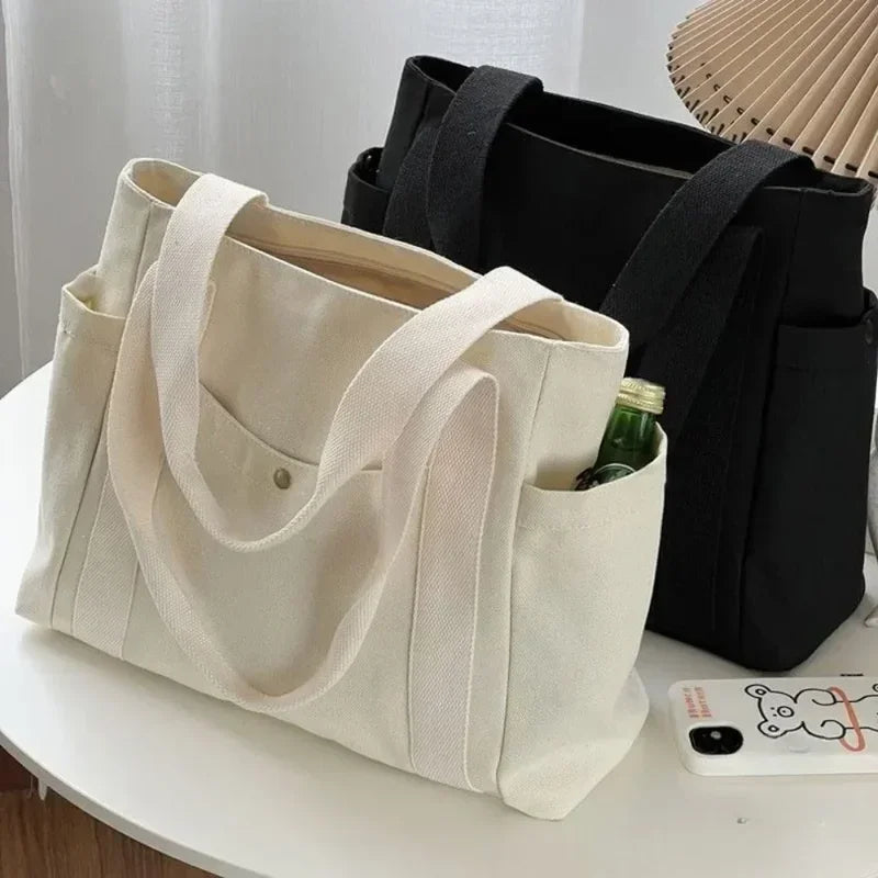 Eco-Friendly Canvas Tote Bag – Large, Stylish & Durable