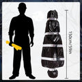 150CM/59INCHES Hanging Corpse Prop Bag, Scary Halloween Decoration, Outdoor Halloween Haunted Decor, Realistic Fake Body