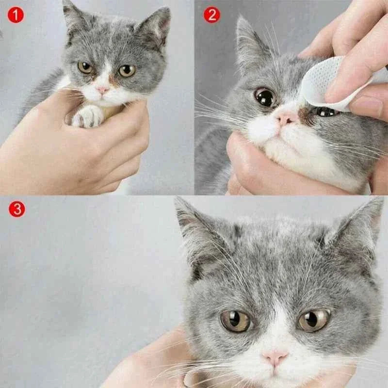Gentle Pet Eye Wipes for Tear Stains 130 Pcs