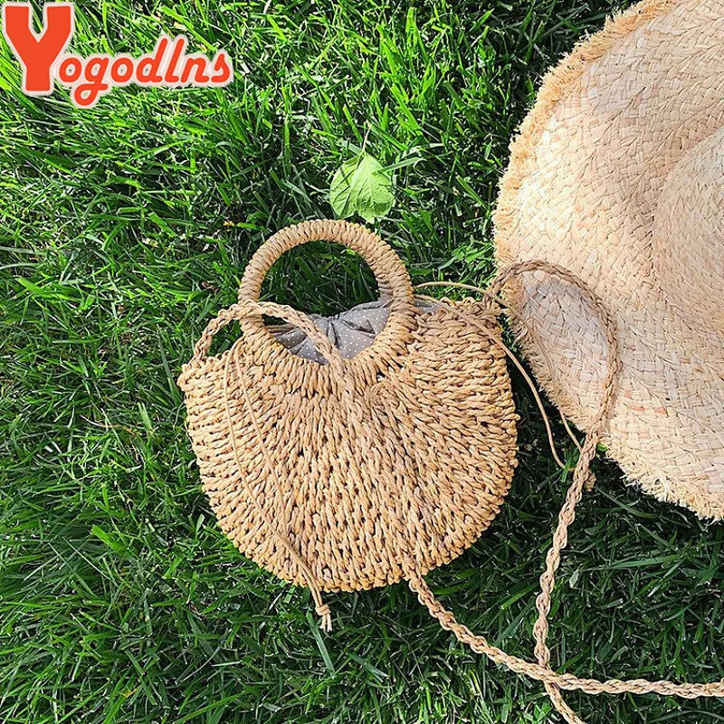 Eco-Friendly Rattan Straw Bag – Handmade & Stylish