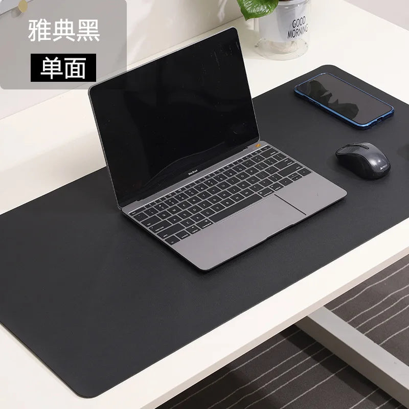 White Mouse Pad – Large Portable Waterproof Non-Slip PU Suede Gaming & Office Desk Mat for Keyboard and Mouse