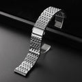 Stainless Steel Watchband Premium Bracelet Straps 18mm 20mm 22mm Universal Metal Watch Band Folding Buckle for Seiko for Rolex