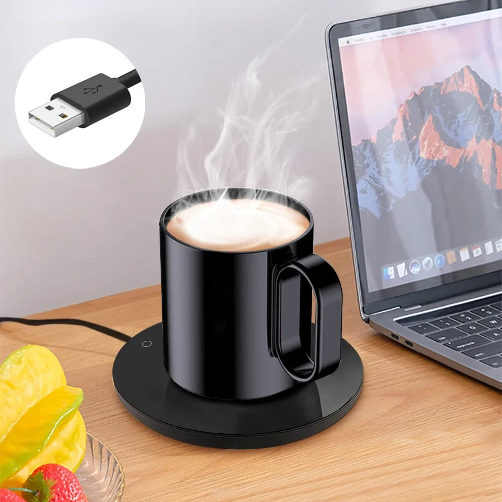 USB Mug Warmer – Electric Coffee Cup Heater for Office & Home Use