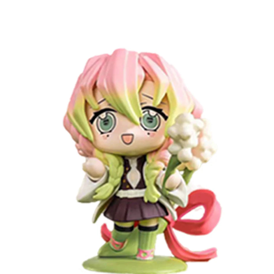 Demon Slayer Tanjiro Kamado Nezuko anime cartoon figure blind box creative personalized statue model ornament surprise gift box