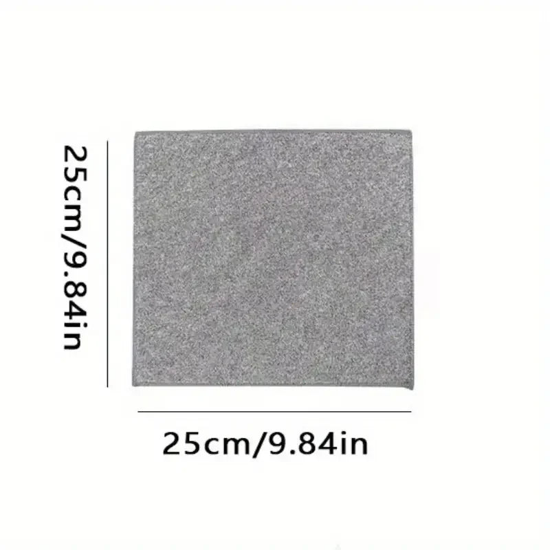 5/10/20PCS Kitchen Towels – Ultra-Fine Fiber Cleaning Cloth Set, Absorbent, Soft, and Stain-Removing Light Gray Towels