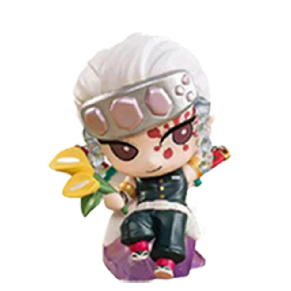 Demon Slayer Tanjiro Kamado Nezuko anime cartoon figure blind box creative personalized statue model ornament surprise gift box