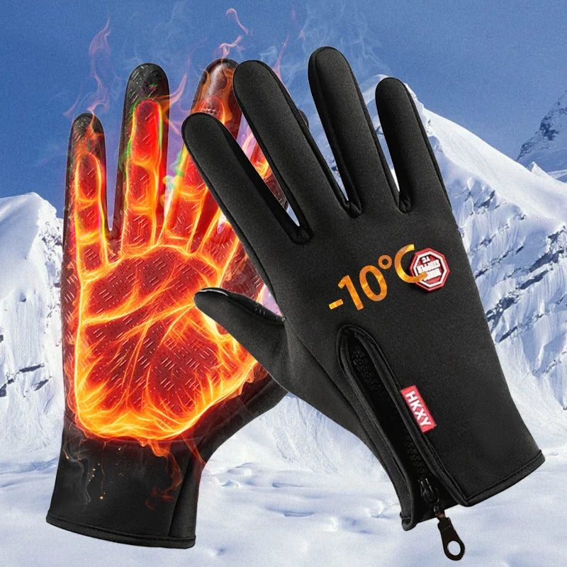 Winter Touchscreen Gloves for Men & Women – Warm, Windproof, and Anti-Slip