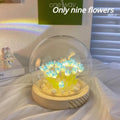 LED DIY Handmade Mini Tulip Night Light Materials Cute Home Decor Birthday Gift For Girl Family Friend Child Christmas Ornament