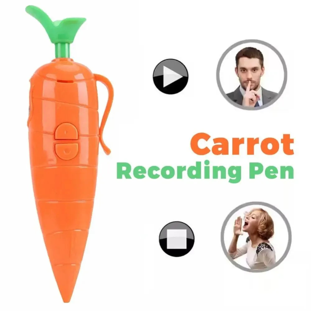 Zootopia Bunny Carrot Voice Pen - Sound Recorder + LED Ballpoint for Kids, BPA-Free & In Stock Now (Fun Gift for Disney Fans)