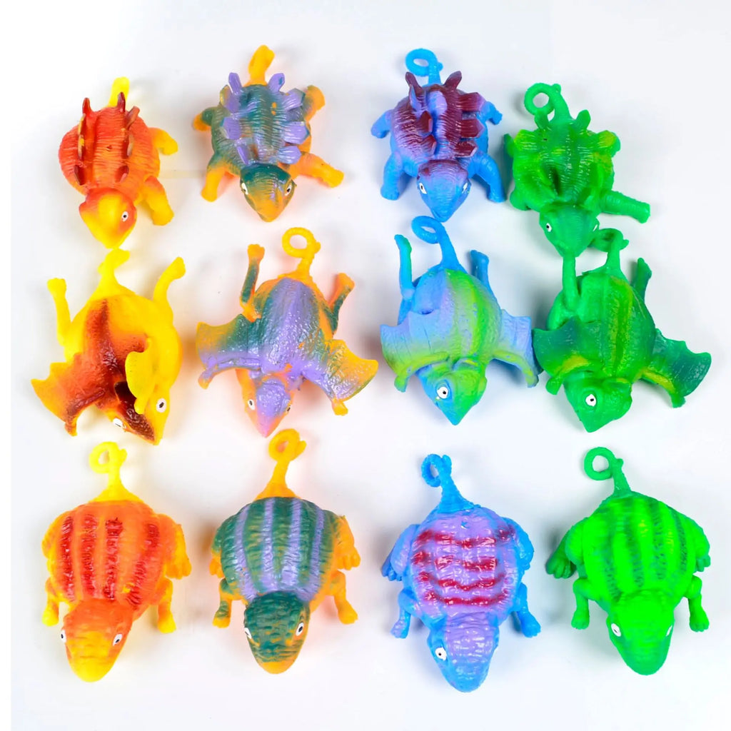 3PCS Kids Funny Dinosaur Animals Inflate Vent Balls Toy Squeeze Soft Ball Balloon Fidget Party Sports Cute Funny Games Toys Gift