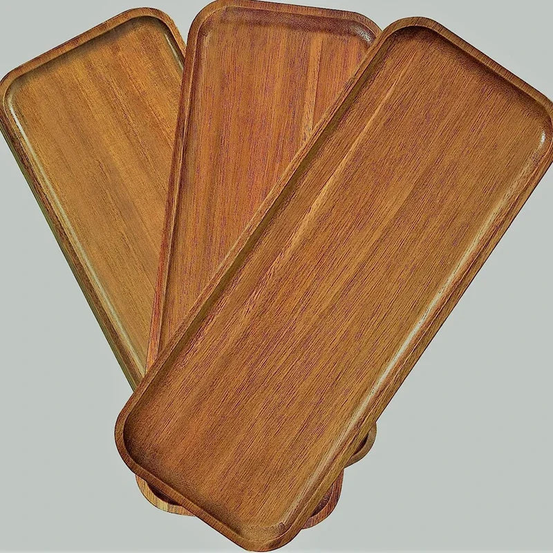 Eco-Friendly Wooden Serving Tray – Stylish & Versatile