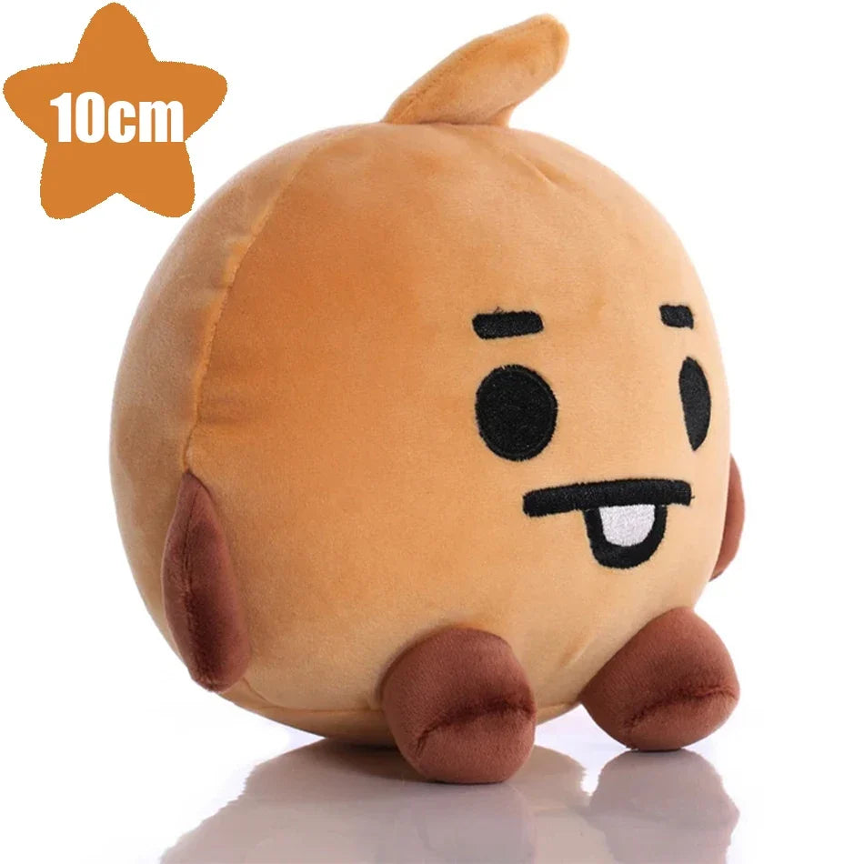B-T-21 Plush Toy Set – Cute Cartoon Animal Keychain & Backpack Pendant, Soft Stress Relief Toy & Friend Gift