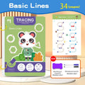 Reusable Kids’ Writing & Drawing Workbook Set with Erasable Pen