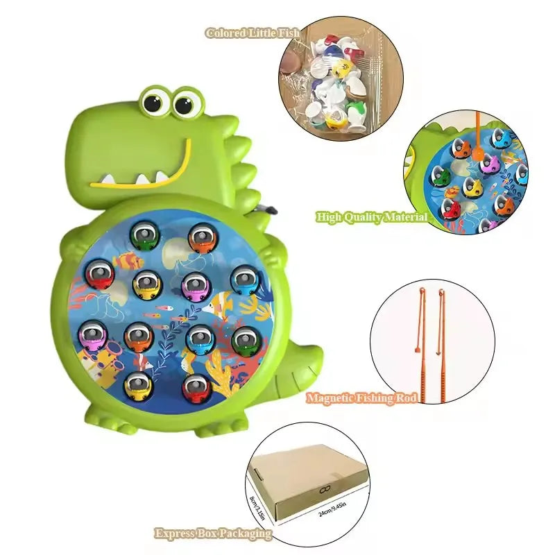 Baby magnetic fishing toys, educational toys, children's first birthday gifts, boys' and girls' intelligence development parent-