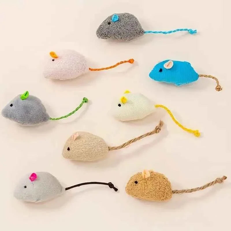 Plush Rat Cat Toy Set – 3/7PCS