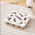 Interactive Cat Puzzle Toy with Sisal Scratching Post