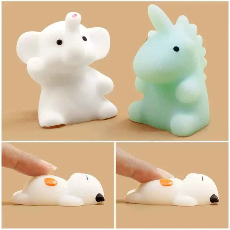 50-5PCS Mochi Squishies Kawaii Anima Squishy Toys For Kids Antistress Ball Squeeze Party Favors Stress Relief Toys For Birthday