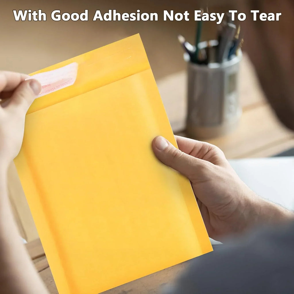 Kraft Bubble Mailers  Self Seal Adhesive Shipping Bags, Cushioning Padded Envelopes for Shipping, Mailing, Packaging