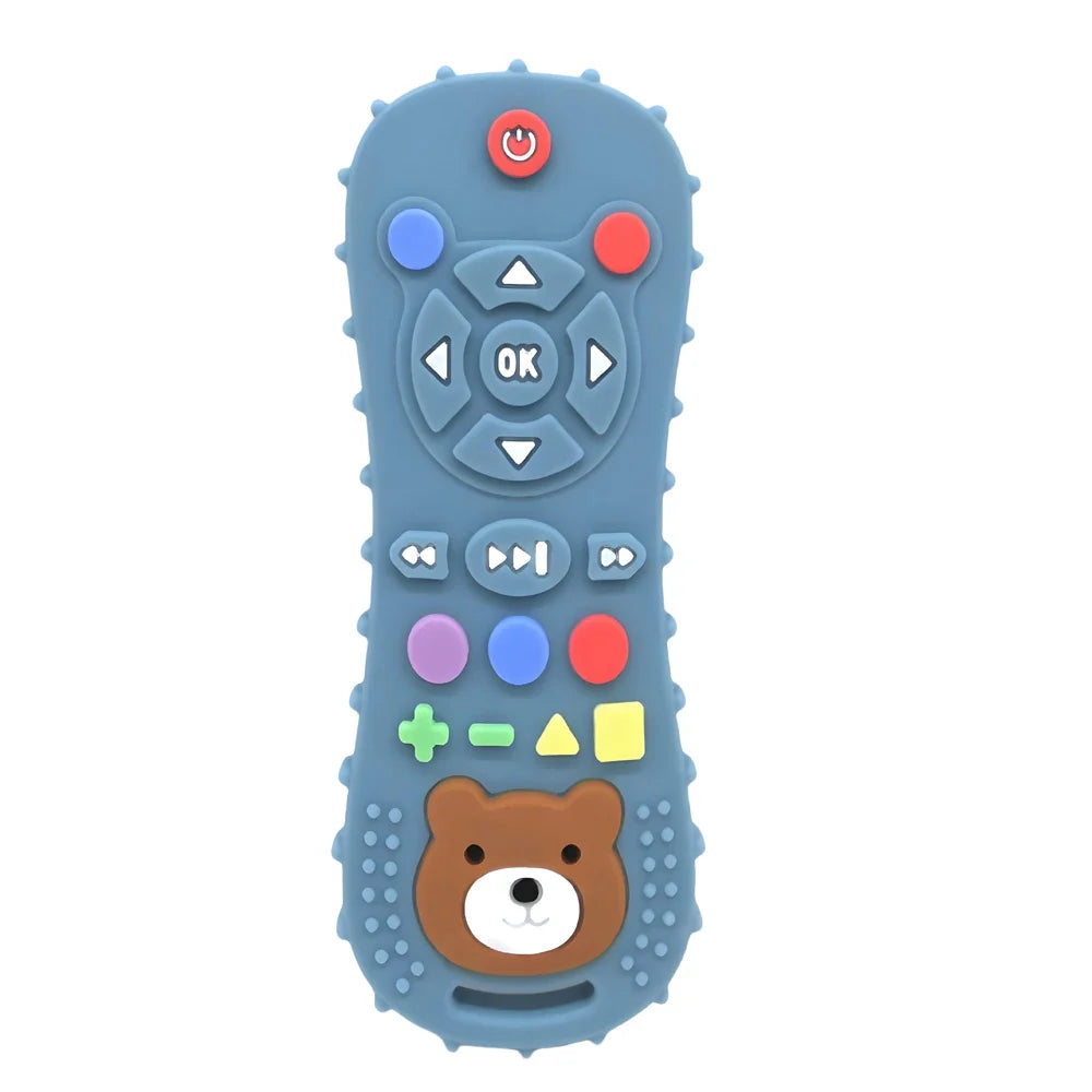 Baby Remote Control Teether – Silicone Pacifier Bracelet, Anti-Biting Gloves & Teething Stick for Infants