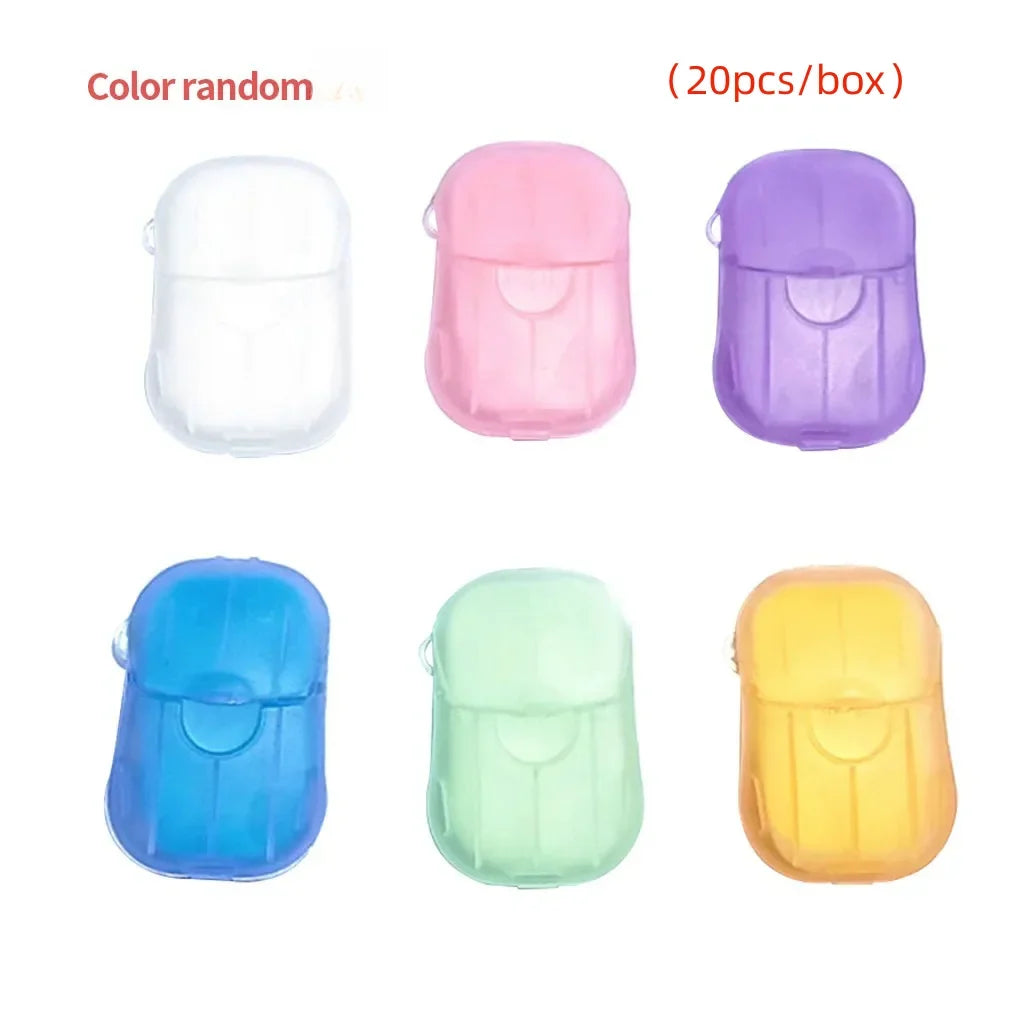 200/100PCS Travel Soap Paper Disposable Convenient Soap Paper Washing Hand Clean Scented Mini Slice Soaps Bathroom Accessories