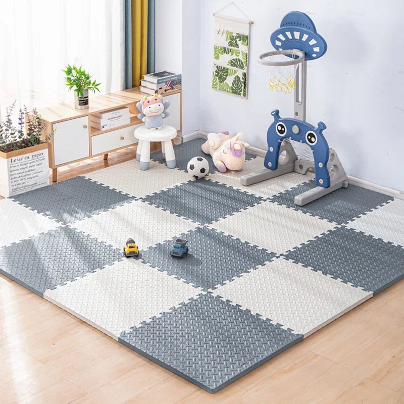 Puzzle Foam Play Mat for Children – Interlocking Tiles Baby Carpet, Kids’ Floor Padding for Home & Workout