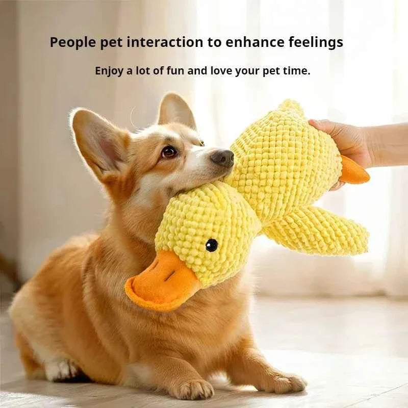 Quacking Dog Duck Toy for Playtime fun.