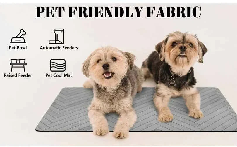 Waterproof Pet Feeding Mat for Clean Floors