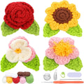 IMZAY Crochet Material Package Kit for Beginners with Step-by-Step Video Tutorial and Instructions Complete Crochet Supplies Set