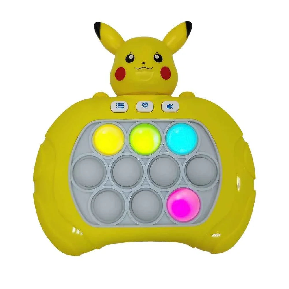 2024 New Quick Push Game Pop Up Fidget Bubble Electronic Pop it Pro Game Light AntiStress Toys For Adult Kids Gift 2024
