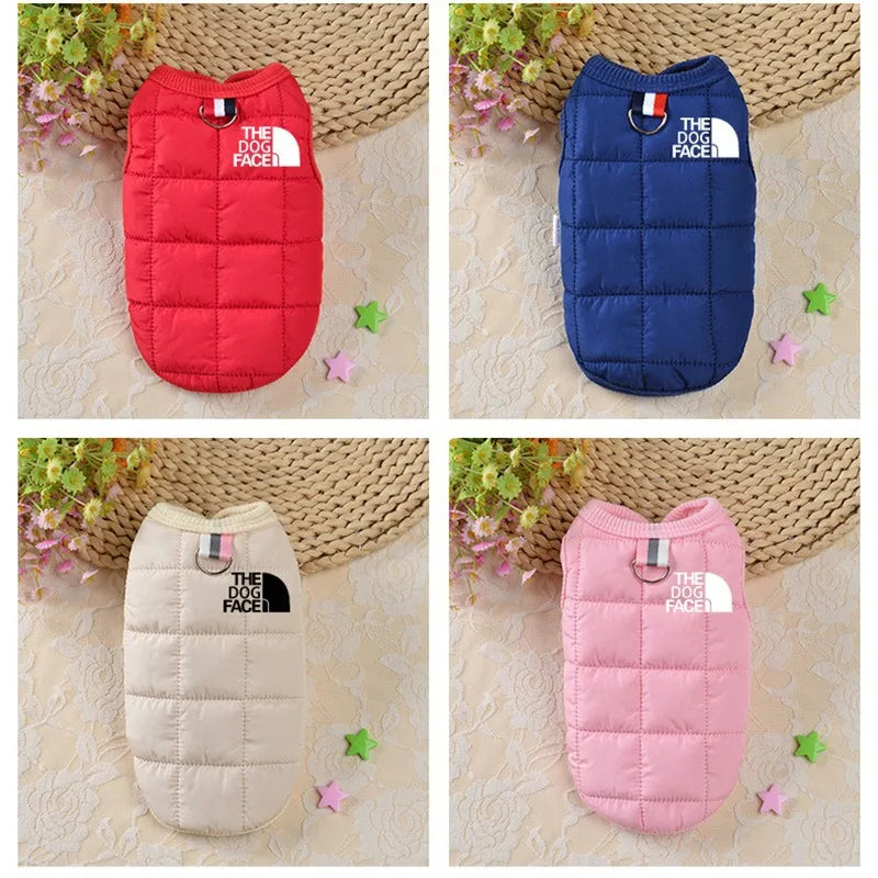 Designer Trendy Dog Clothes – Winter Warm Pet Coat for Small & Medium Dogs