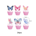 Butterfly Fairy Birthday Party Tableware Set – Pink Disposable Plates, Cups, Napkins & Tablecloth | Girls Party Decorations & Supplies