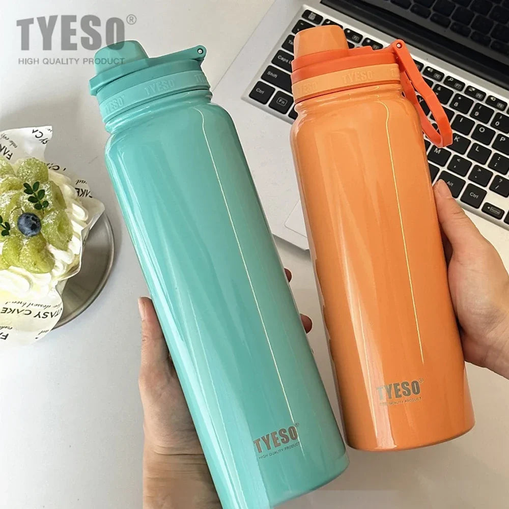 Stainless Steel Thermal Water Bottle – Portable Vacuum Insulated Tumbler for Hot & Cold Drinks, Sports & Travel