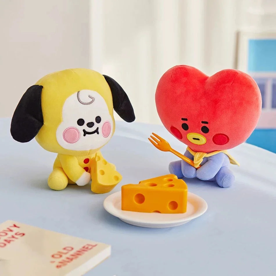 B-T-21 Plush Toy Set – Cute Cartoon Animal Keychain & Backpack Pendant, Soft Stress Relief Toy & Friend Gift