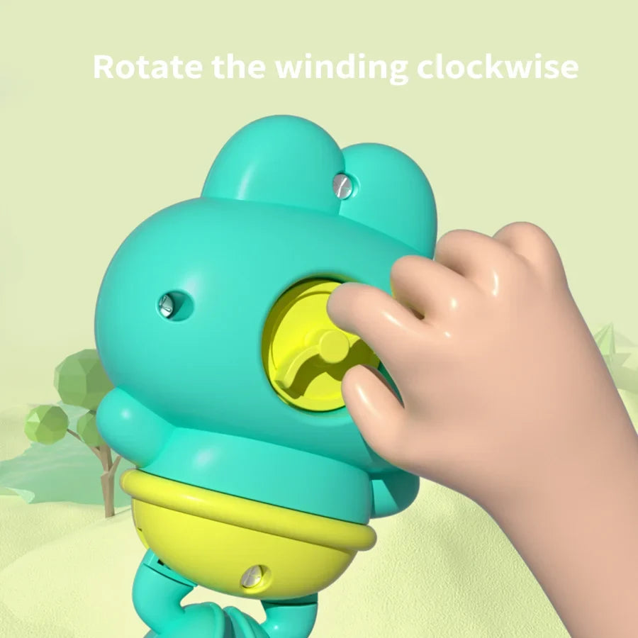 Children’s Bath Toys – Clockwork Floating & Swimming Frogs for Fun Water Play