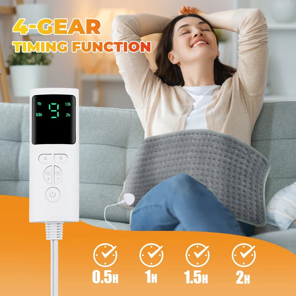Electric Heating Blanket – Warm Heated Pad for Bed & Sofa Winter Use
