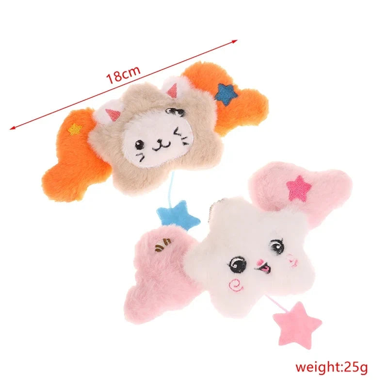 1PC Star Pendant Key Chain Doll Album Plush Pendant Doll School Bag Decoration Gifts
