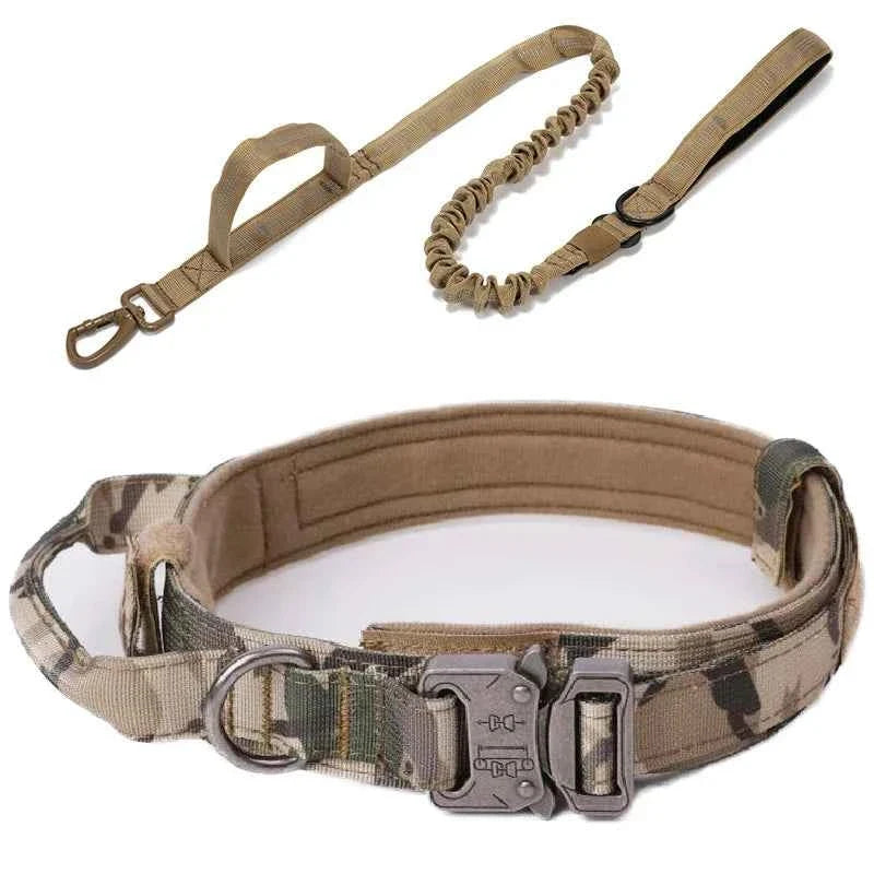 Durable Nylon Dog Collar with Reflective Leash Set