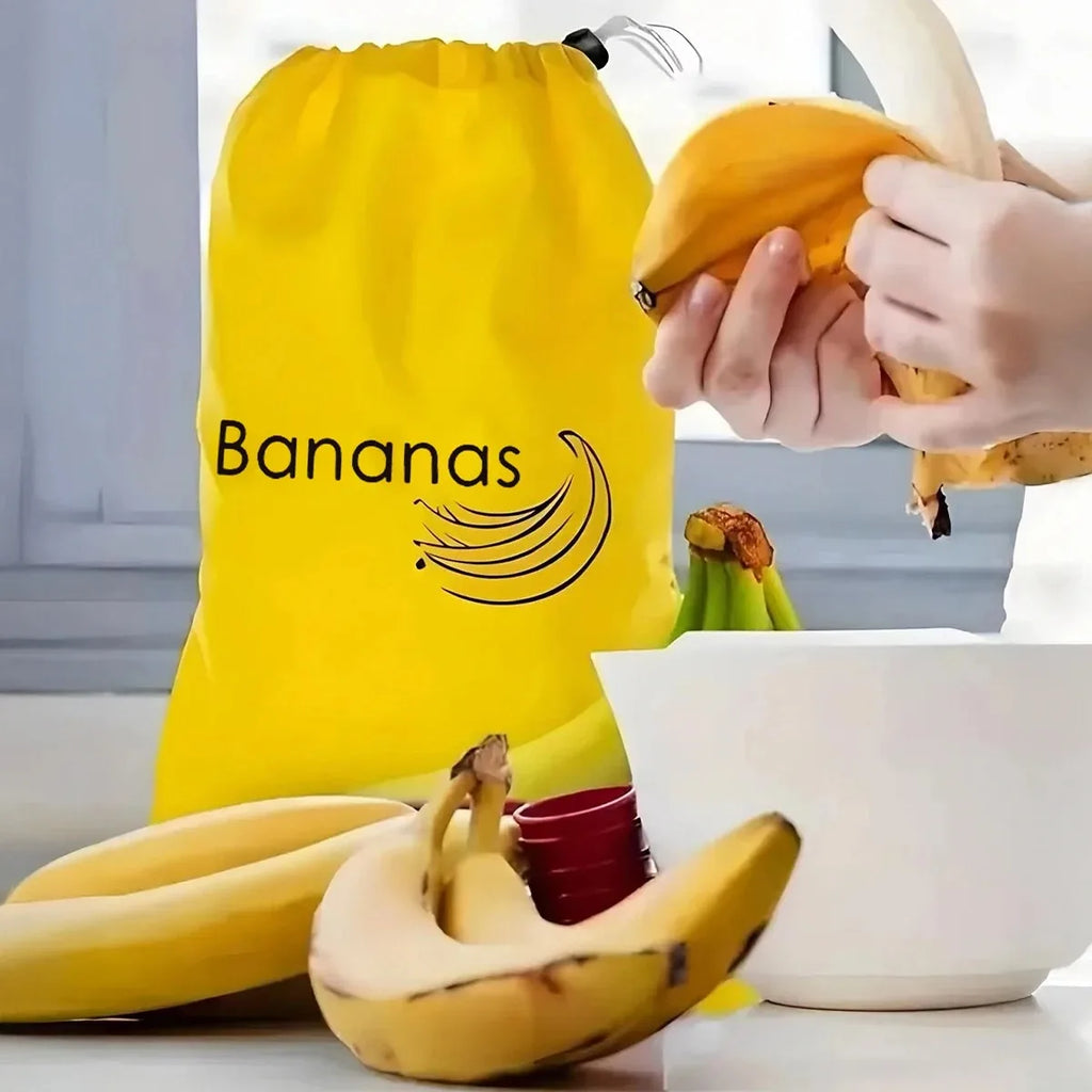 Banana & Lettuce Storage Bag – Fresh-Keeping Bag for Fruits & Vegetables, Prevents Odor Up to 2 Weeks