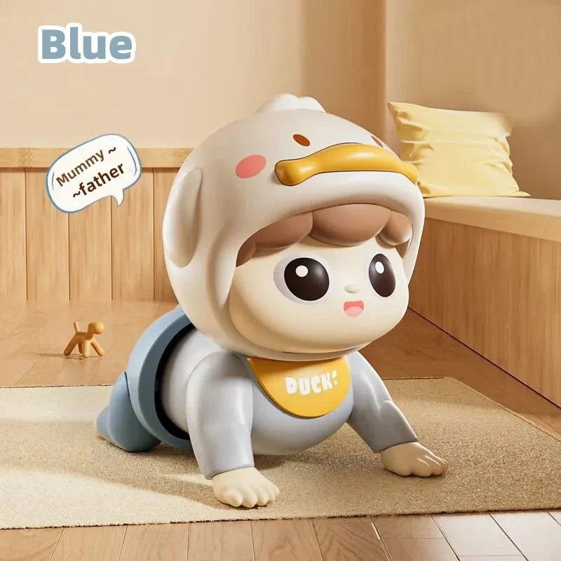 crawling doll baby toy with music, ,learning crawling guidance and head up train Children's vocal toys and baby interactive ing