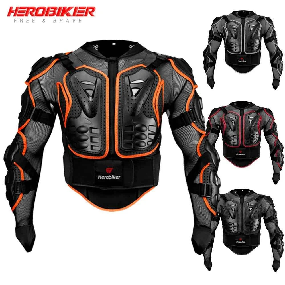 New Motorcycle Jackets Men's Full Body Armor Protection Jackets Motocross Enduro Racing Moto Protective Equipment Clothes