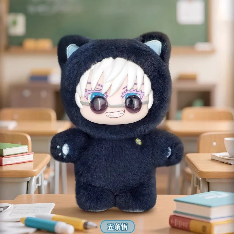 Jujutsu Kaisen 2 Cat Ear Plushie Series Blind Box Mystery Box Anime Figure Room Decoration Collection Kids Custom Gift