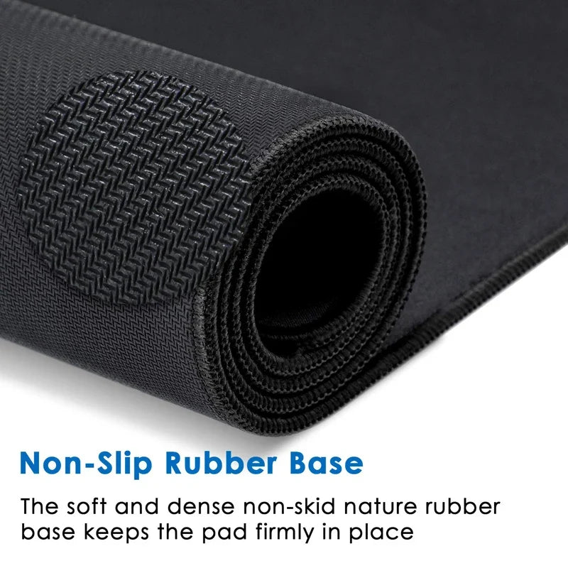 Gaming Large Mousepad – Anti-Slip Rubber Desk Mat with Stitched Edge, Extra-Large Mousepad