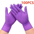 Fuchsia Nitrile Disposable Gloves – 20/100PCS, 3-mil, Powder & Latex Free, Household, Cooking, Kitchen & Esthetician Use