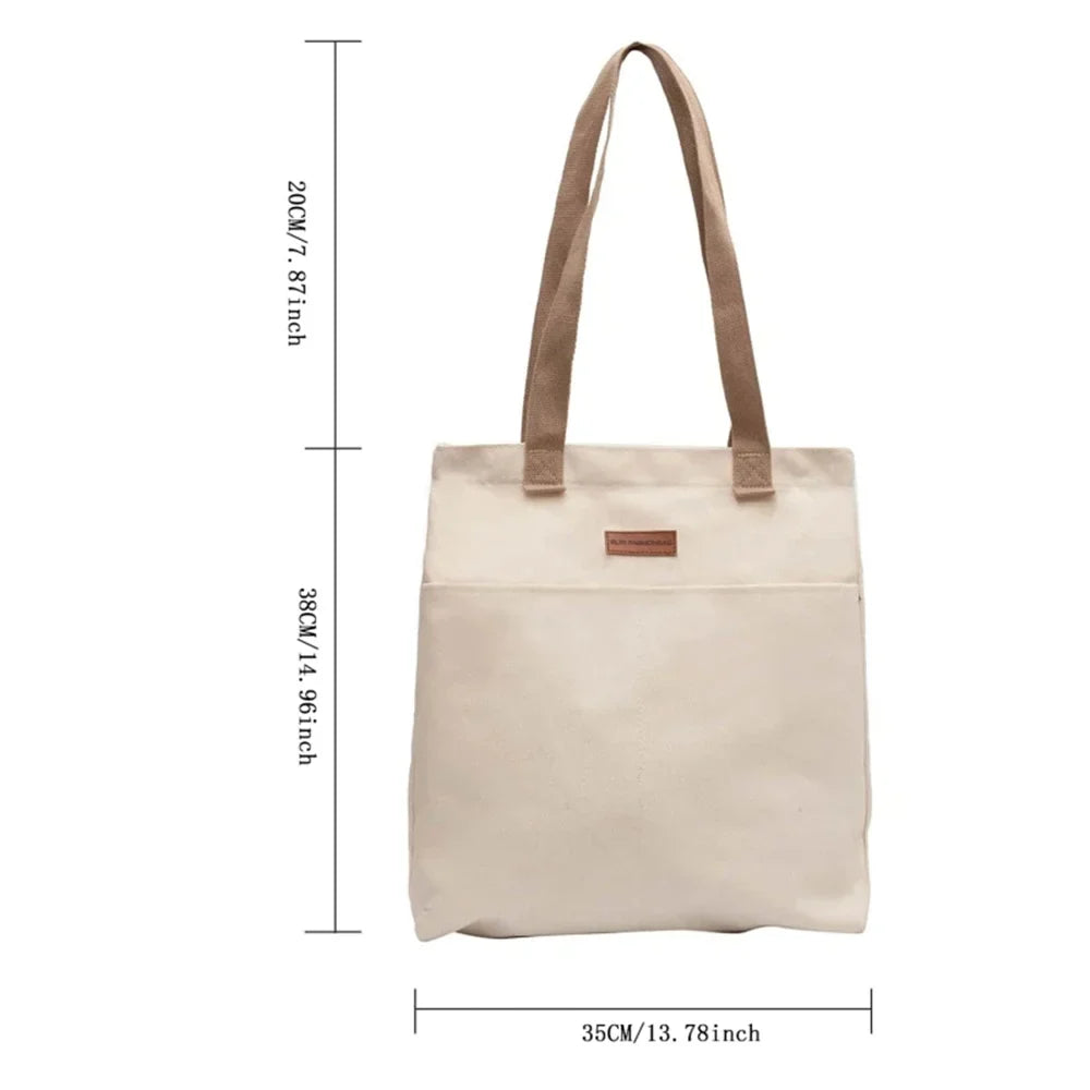 Eco-Friendly Canvas Tote Bag – Stylish, Spacious & Practical